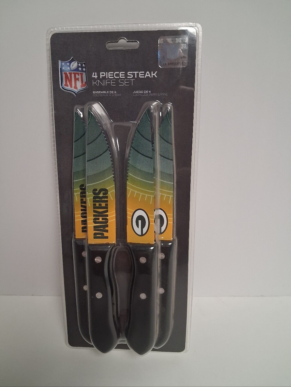 NFL Green Bay Packers 4-Piece Steak Knife Set - Green & Gold
